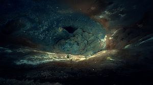 Down the crater