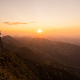 Zonsondergang in de bergen van MindScape Photography