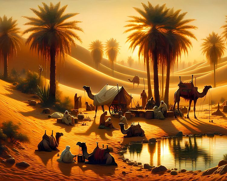 Caravane arabe par VISHAKATIAR