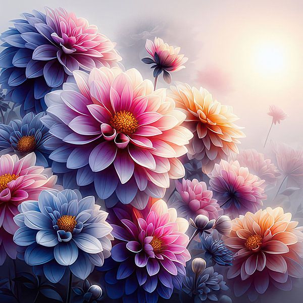 Dahlia's van Kay Weber
