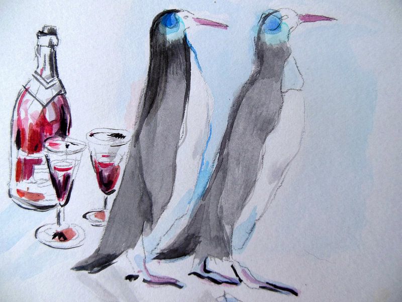 Penguins von Lucia Hoogervorst