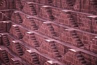 Detail van trapput Chand Baori , India van Karel Ham thumbnail