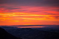 Zonsondergang over het Bodenmeer vanuit Grünten van Leo Schindzielorz thumbnail