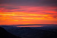 Zonsondergang over het Bodenmeer vanuit Grünten
