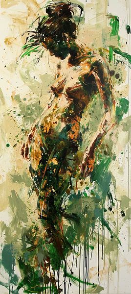 Abstract Figurative | Dynamics by Eye catching paintings
