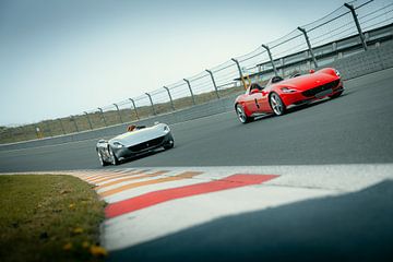 Ferrari Monza SP1 & SP2 in the Arie Luyendyk bend by Ricardo van de Bor