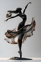 Ballerina beeldhouwwerk Safiya