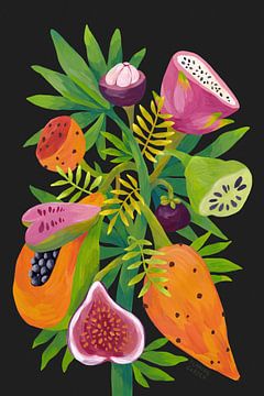 Tropical fruits by Flaming Garden