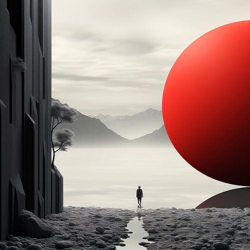 Aan de Rotsige Scandinavische Kust