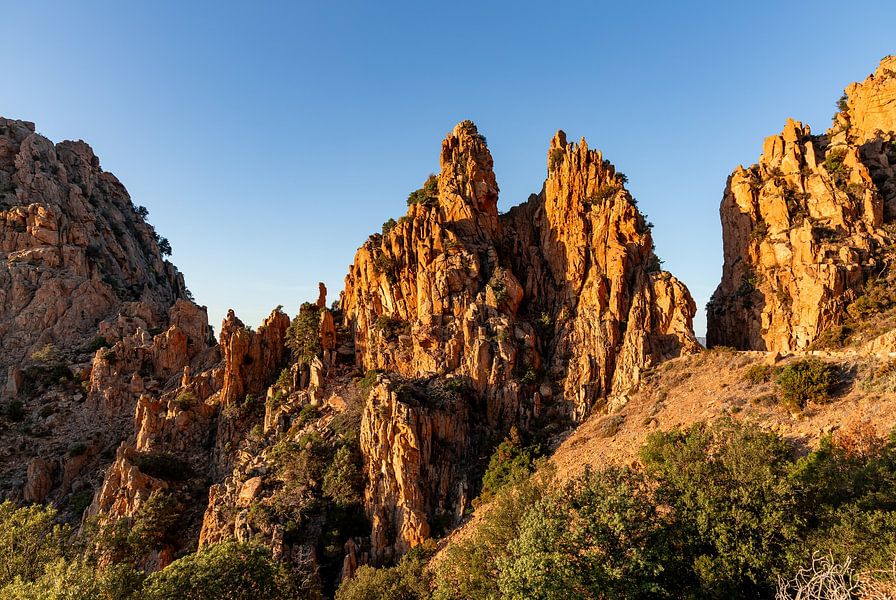 Calanches de Piana, Corsica, Frankrijk van Adelheid Smitt op canvas ...