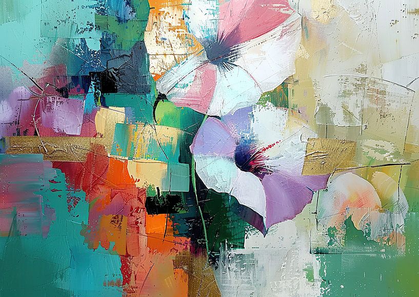 Fleur par Peinture Abstraite