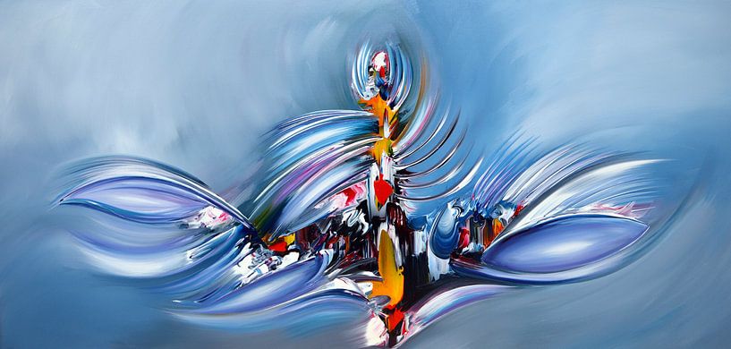 Abstract Blue van Gena Theheartofart