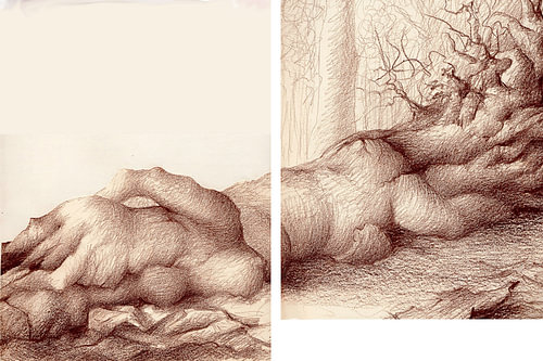 An obituary in the form of a drawing