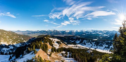 Allgäuer Alpen in herfstkleed