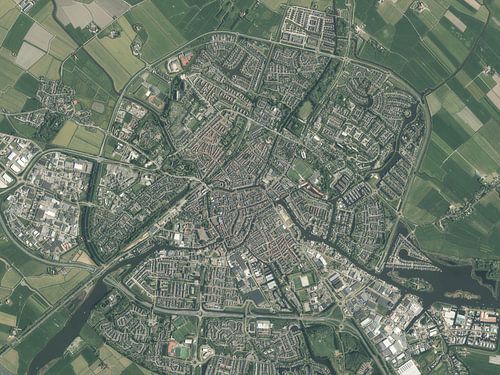 Luchtfoto van Sneek