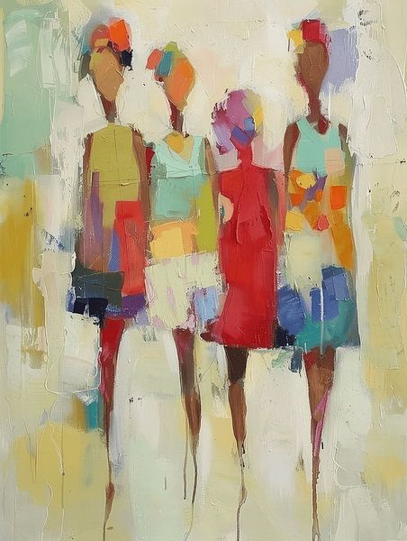 Colourful ladies by Studio Allee