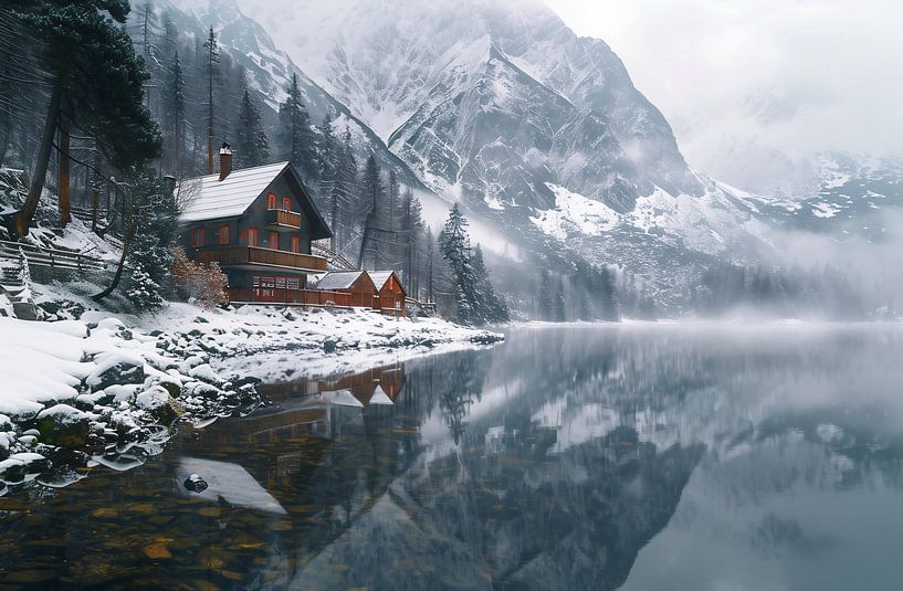 Geheimnisvolle Stimmung am See von fernlichtsicht