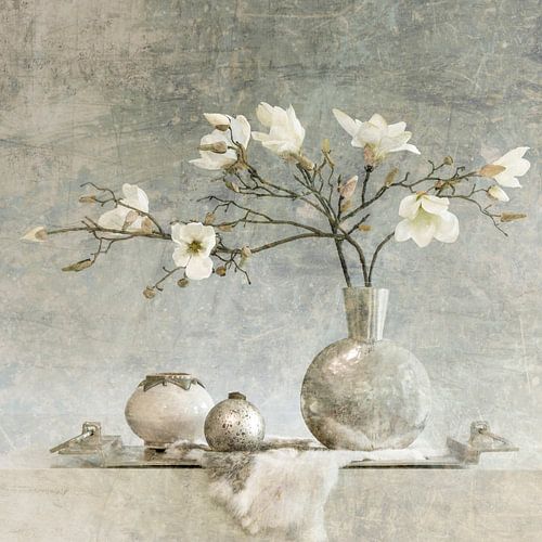 Stilleven in Japandi stijl.