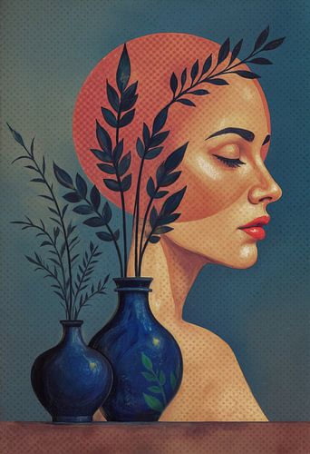 Summertime Joy – Portrait Boho Pop Art