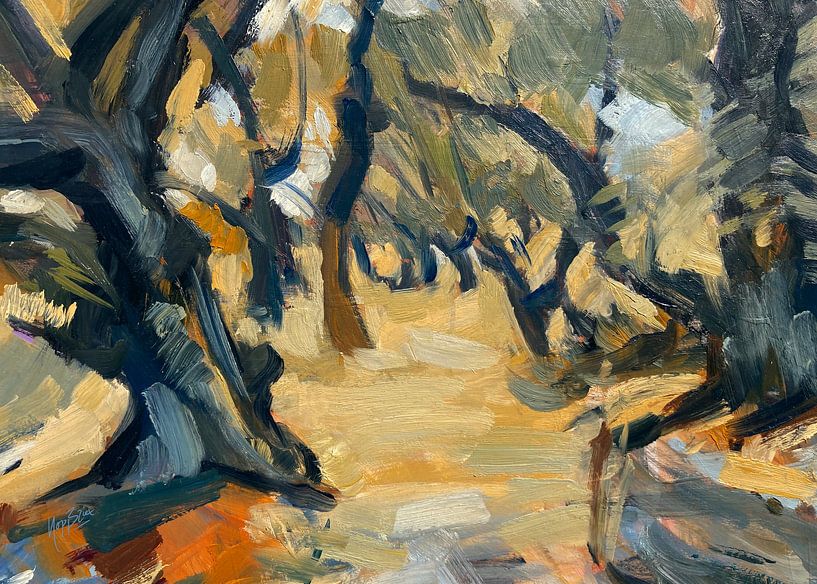 In the olive grove by Nop Briex