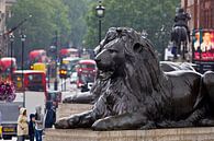 Kijkje op Whitehall vanaf Trafalgar Square te Londen van Anton de Zeeuw thumbnail