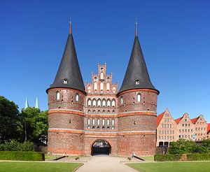 Holstentor, Lübeck, Schleswig-Holstein, Deutschland, Europa