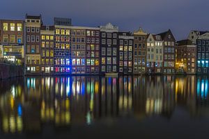Damrak à Amsterdam dans la soirée - 3 sur Tux Photography