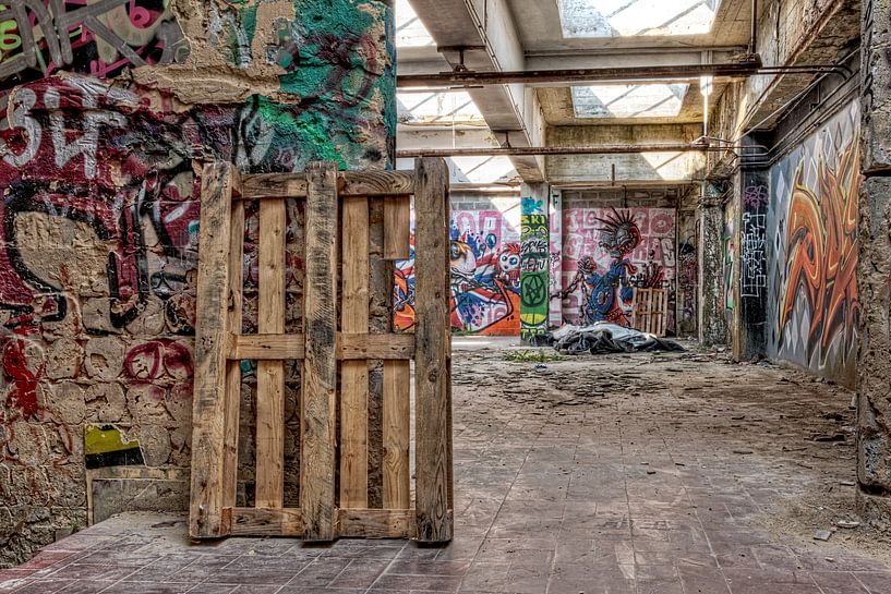 Urbex V-Tex "de Pallet" van Christophe Fruyt