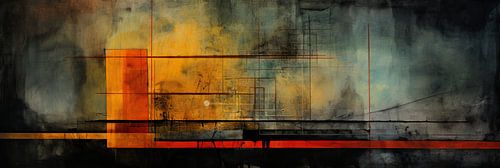 Kleurrijk abstract schilderij 82968