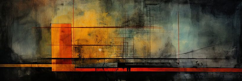 Kleurrijk abstract schilderij 82968 van Abstract Schilderij