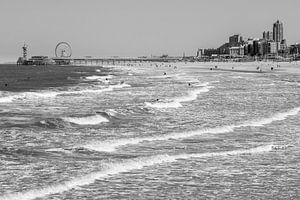 Les vagues pour Scheveningen sur Stefan Verheij