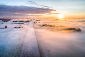 Nebel über Groningen
