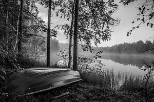 "Mysterieus meertje" nabij Tahko, Finland. van Kaj Hendriks