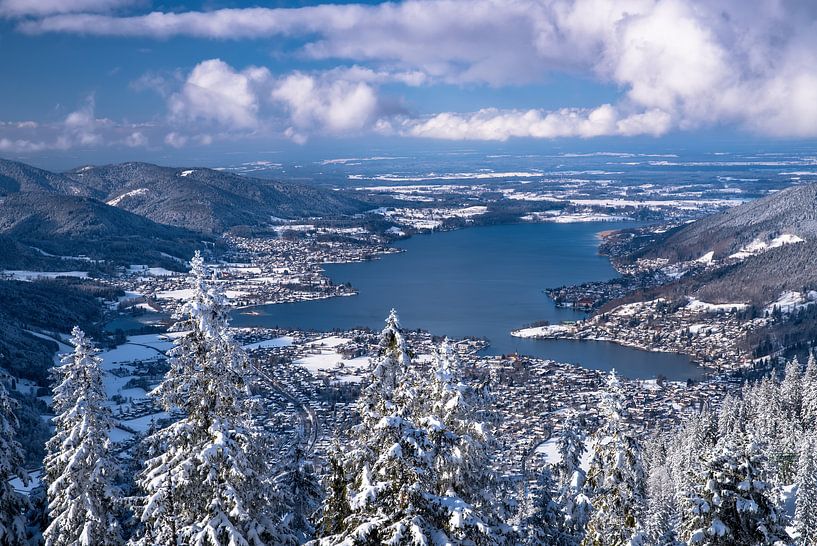 Winter in Tegernsee van Achim Thomae Photography