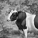 Cow in Landscape van Marja van den Hurk thumbnail