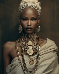 Blickfang: Afrikanische Frau