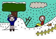 Suz Winter und Schnee von AG Van den bor Miniaturansicht