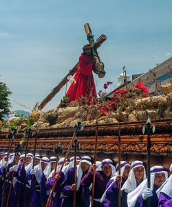 Guatemala: Paasprocessie (Antigua)