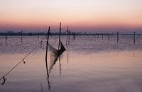 Fishing nets on Lake Veere.