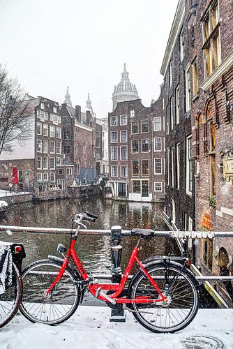Amsterdam Winter Oudezijds Voorburgwal