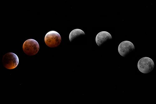 De Bloedmaan, Supermaan, Maanverduistering in de Hoekschewaard