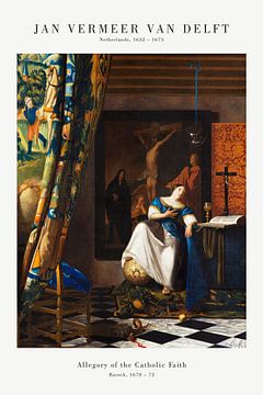 Jan Vermeer - Allégorie de la foi catholique