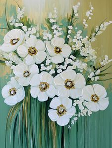 Blumen weiß