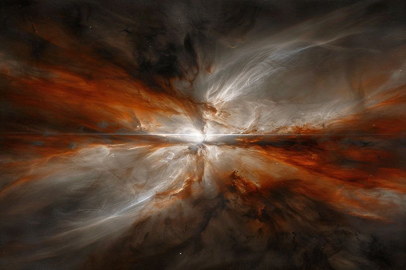 Starry Sky Abstraction by Art & Soul Creations