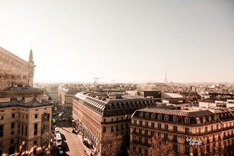 Blick über Paris - Skyline von Stefanie van Beers