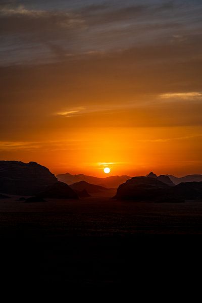 Jordanie | Wadi Rum | Désert | Coucher de soleil par Sander Spreeuwenberg