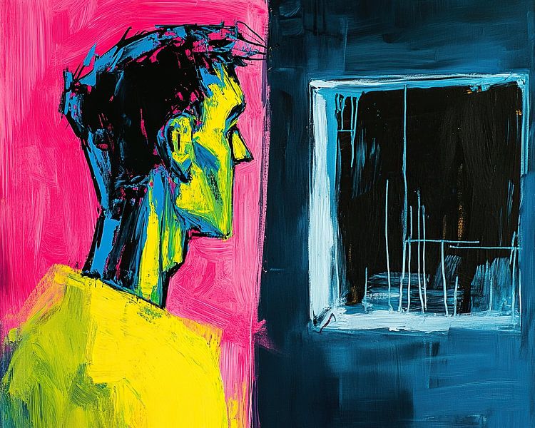 Flüstern in bunter Stille von Wunderbare Kunst