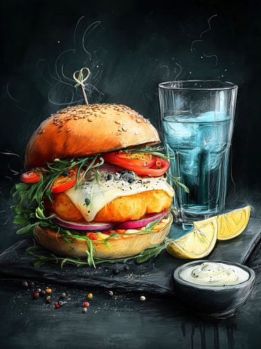 Cheeseburger fastfood