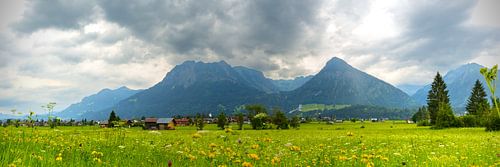Loretto-weiden bij Oberstdorf in de Allgäu
