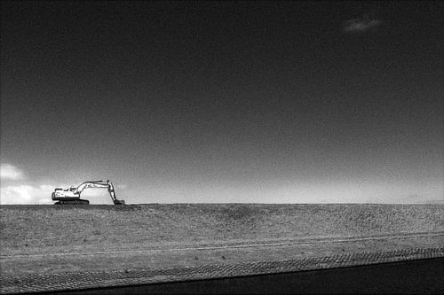 Dijk Balgzandkanaal von Peter Verkruissen